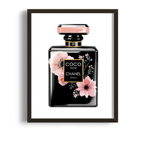 coco chanel bottle print|Coco Chanel canvas wall art.